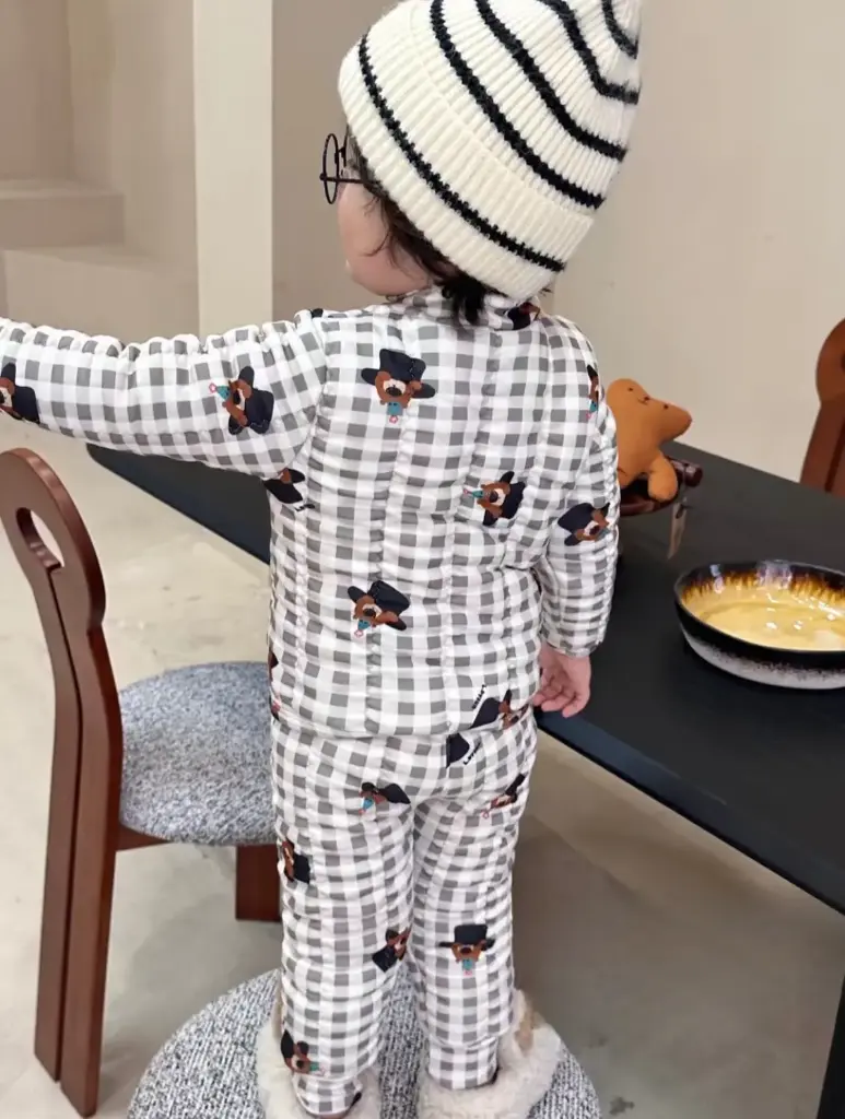 Quilted Fleece Toddler Winter Wear Set | Ages 1 - 5 Years | Premium Fleece With A Quilted Texture | MOQ: 5pc / Set  