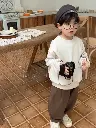 Relaxed Fit Sweatshirt For Kids | Ages 3 - 9 Years | Cotton Blend | Minimalistic Style | MOQ: 5pc / Set 