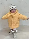 Winter Warm Hooded Puffer Jacket for Kids | Ages 1 - 5 Years | Polyester and Fleece Lining | MOQ: 5pc / Set  