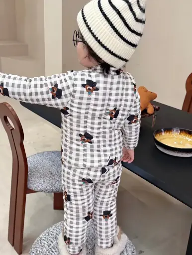 Quilted Fleece Toddler Winter Wear Set | Ages 1 - 5 Years | Premium Fleece With A Quilted Texture | MOQ: 5pc / Set  