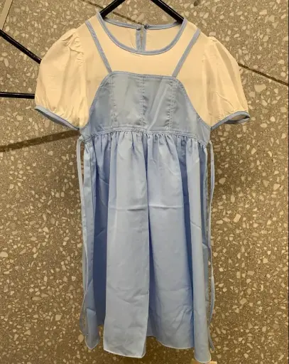 Elegant Pinafore Dress for Kids | Soft Cotton & Satin | Age Group 6 - 10 Years | MOQ: 5pc / Set